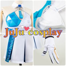 画像12: ブルーアーカイブ（Blue Archive）　キヴォトス大運動会　豊見コトリ　猫塚ヒビキ　チア服　コスプレ衣装 (12)