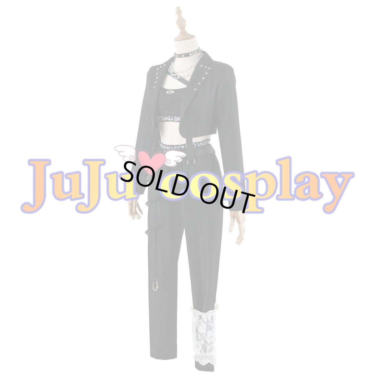 画像2: 送料無料　在庫品（翌日発送）　プロジェクトセカイ カラフルステージ!feat.初音ミク　プロセカZOZOコラボ　白石杏　コスプレ衣装 (2)