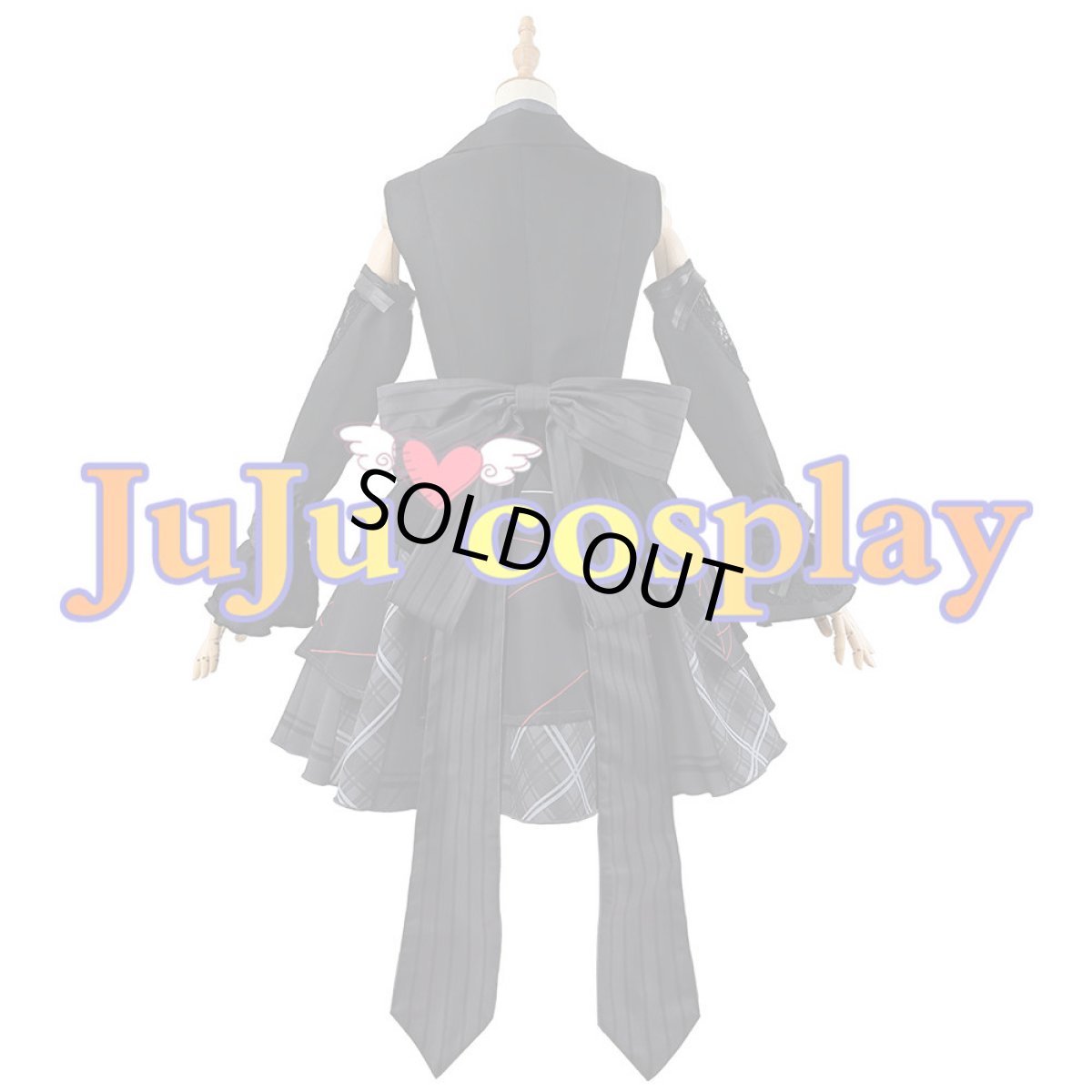 画像4: 送料無料　在庫品（翌日発送）　プロジェクトセカイ カラフルステージ！ feat. 初音ミク　プロセカ　レミニセンス・ゴシック　宵崎奏　コスプレ衣装 (4)