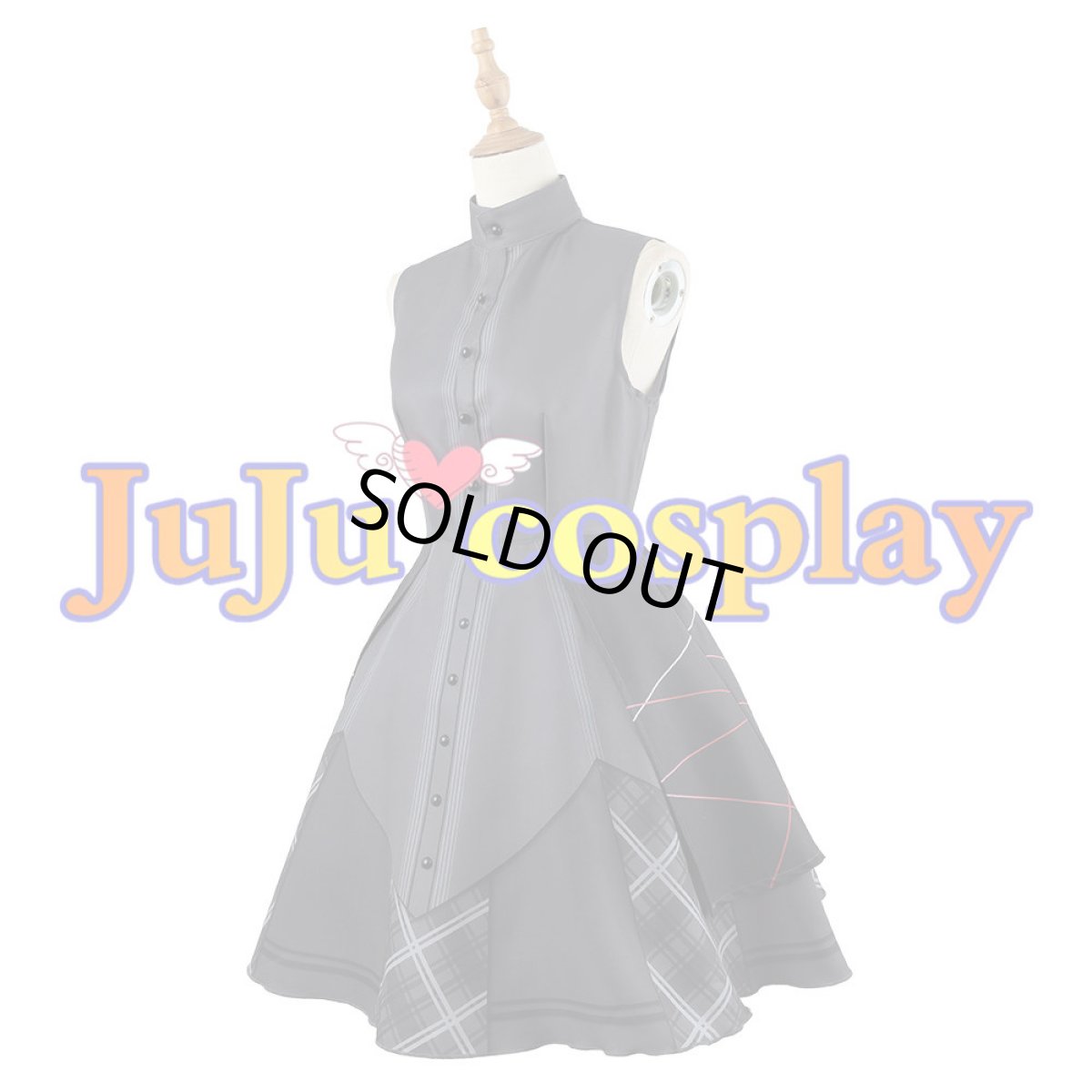 画像3: 送料無料　在庫品（翌日発送）　プロジェクトセカイ カラフルステージ！ feat. 初音ミク　プロセカ　レミニセンス・ゴシック　宵崎奏　コスプレ衣装 (3)