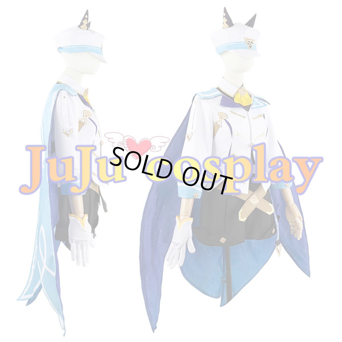 画像2: 送料無料　在庫品（翌日発送）　ウマ娘プリティーダービー　シュヴァルグラン　勝負服　コスプレ衣装 (2)