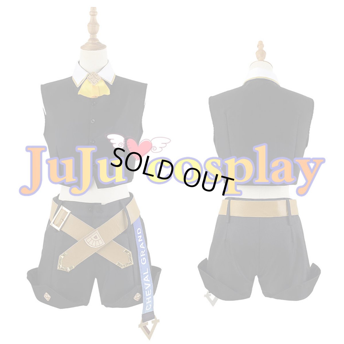 画像5: 送料無料　在庫品（翌日発送）　ウマ娘プリティーダービー　シュヴァルグラン　勝負服　コスプレ衣装 (5)