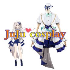 画像1: 送料無料★一部在庫あり　バーチャルYouTuber　Vtuber　ブライト衣装　獅白ぼたん　コスプレ衣装 (1)
