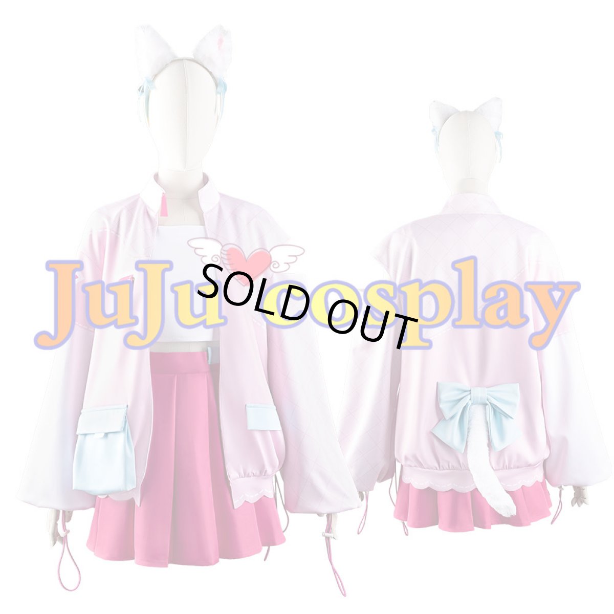 画像1: 送料無料　在庫品（翌日発送）　ラブライブ！虹ヶ咲学園スクールアイドル同好会　天王寺璃奈　5th　Fly with You!!　コスプレ衣装 (1)