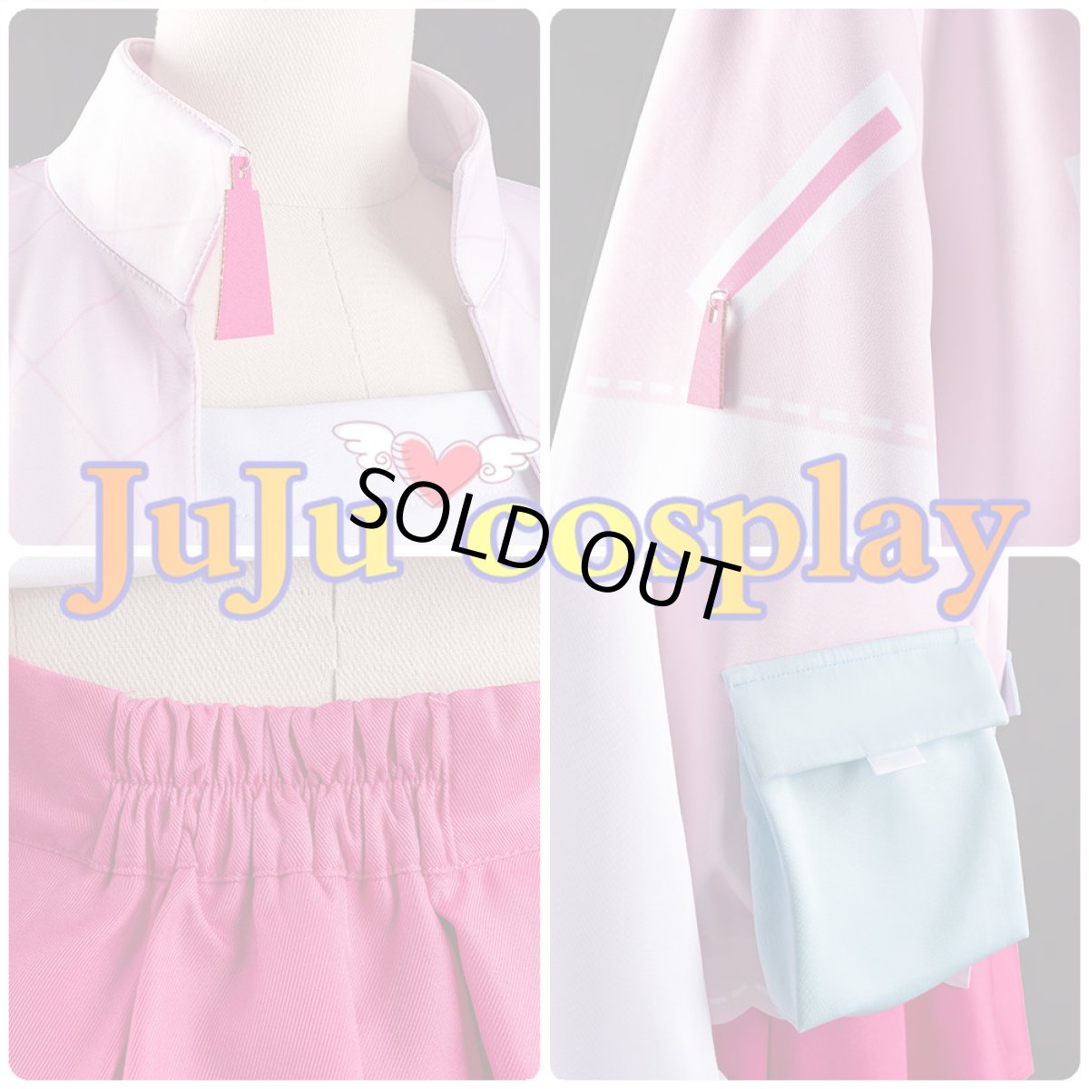 画像5: 送料無料　在庫品（翌日発送）　ラブライブ！虹ヶ咲学園スクールアイドル同好会　天王寺璃奈　5th　Fly with You!!　コスプレ衣装 (5)