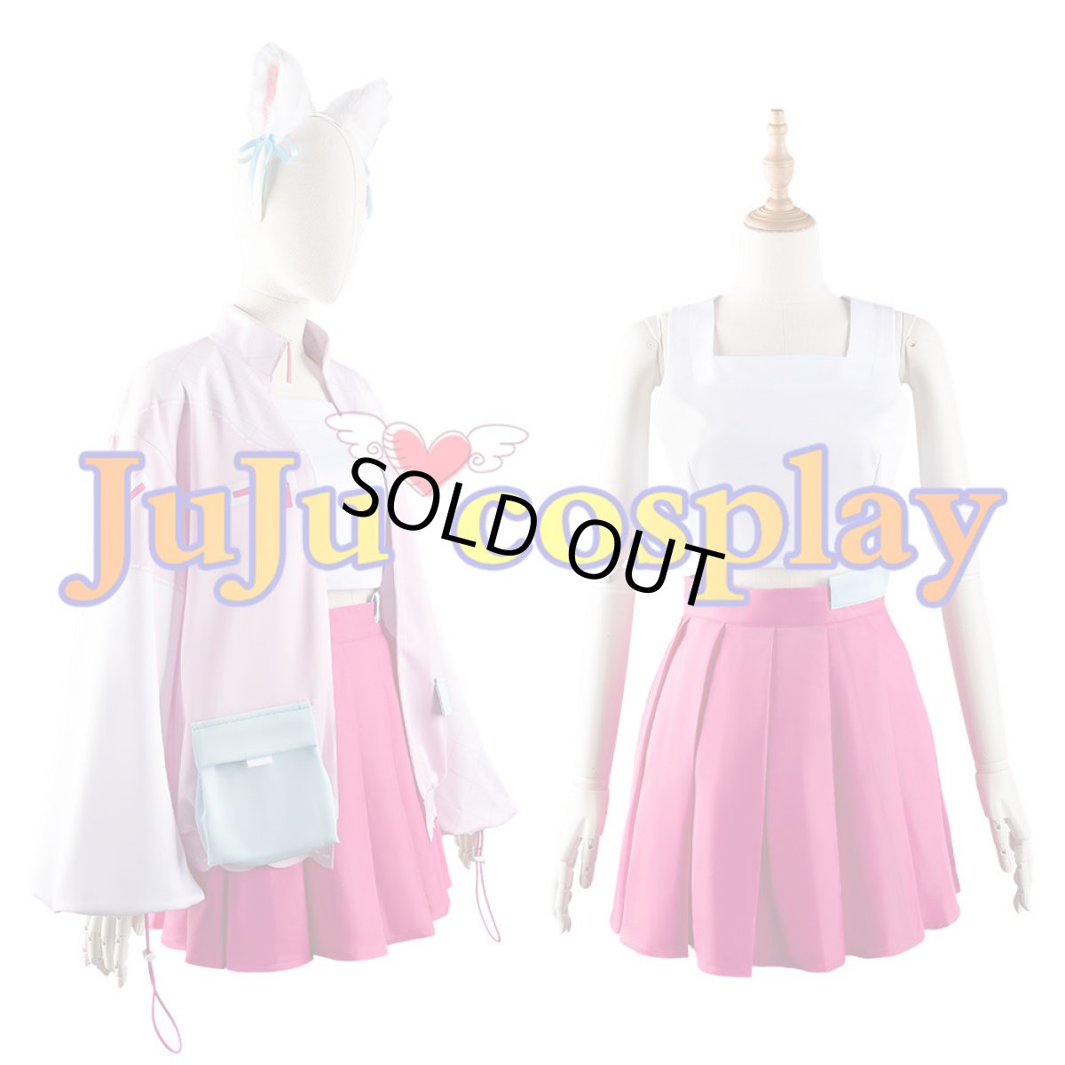 画像3: 送料無料　在庫品（翌日発送）　ラブライブ！虹ヶ咲学園スクールアイドル同好会　天王寺璃奈　5th　Fly with You!!　コスプレ衣装 (3)