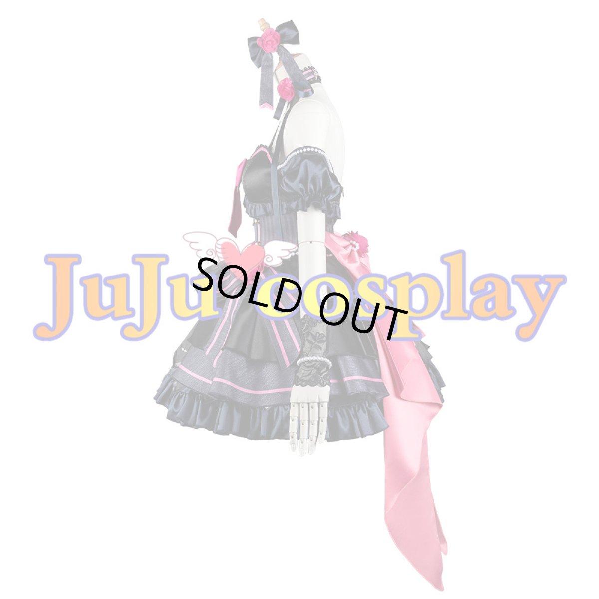 画像2: 送料無料　在庫品（翌日発送）　ラブライブ！虹ヶ咲学園スクールアイドル同好会　天使と悪魔からの招待状　上原歩夢　コスプレ衣装 (2)