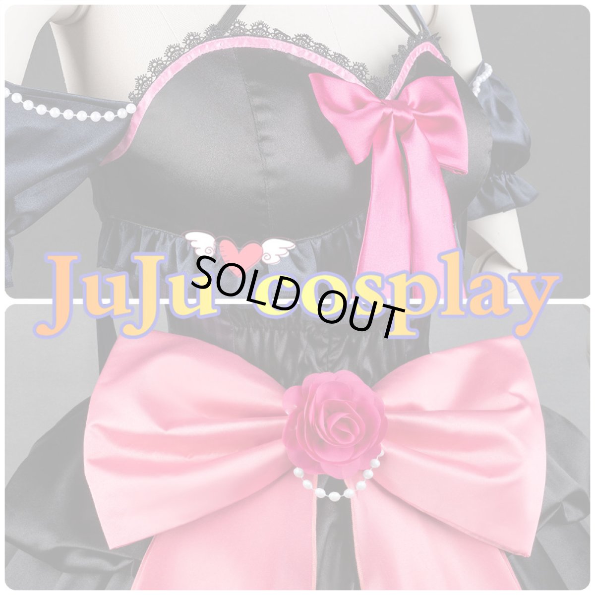 画像5: 送料無料　在庫品（翌日発送）　ラブライブ！虹ヶ咲学園スクールアイドル同好会　天使と悪魔からの招待状　上原歩夢　コスプレ衣装 (5)