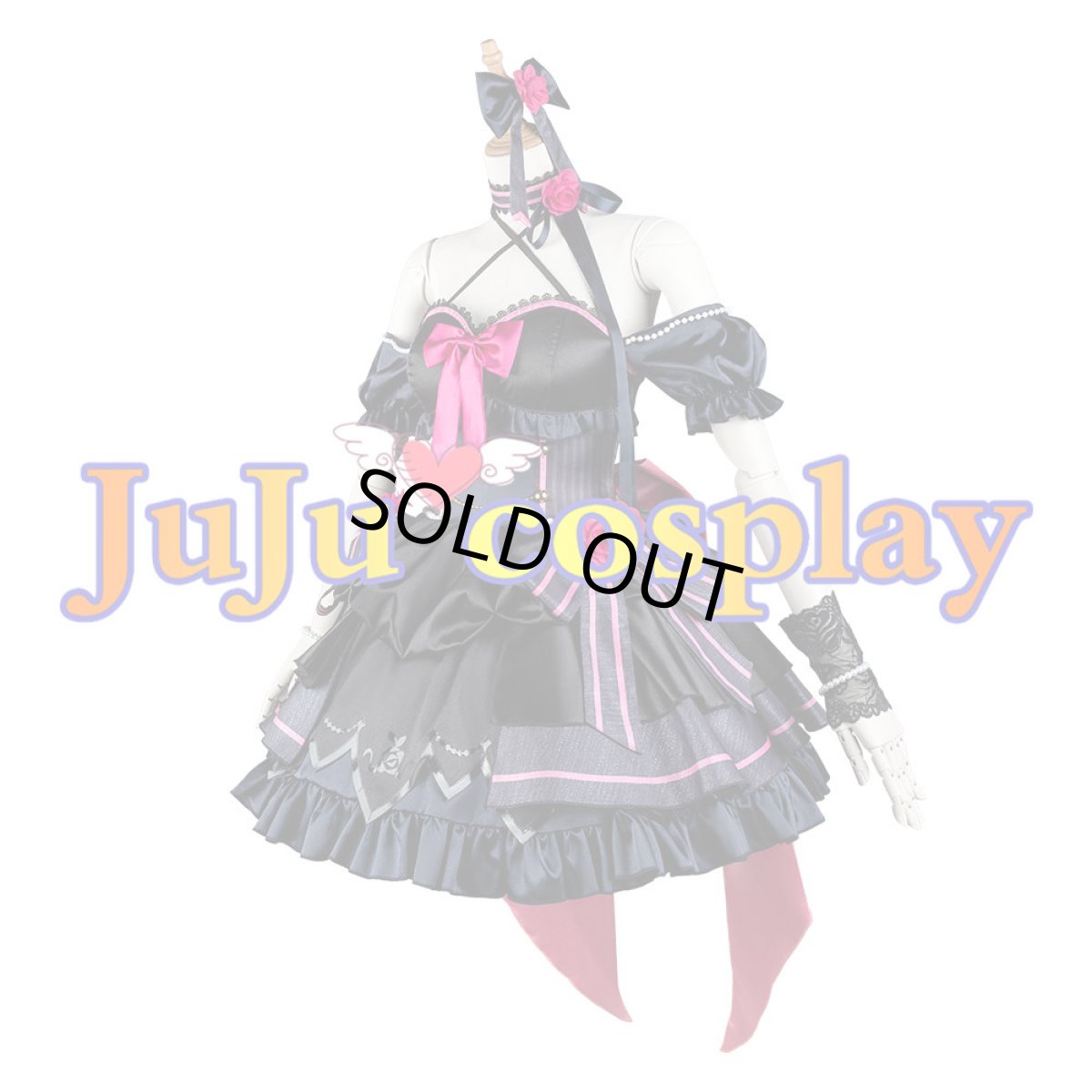 画像3: 送料無料　在庫品（翌日発送）　ラブライブ！虹ヶ咲学園スクールアイドル同好会　天使と悪魔からの招待状　上原歩夢　コスプレ衣装 (3)