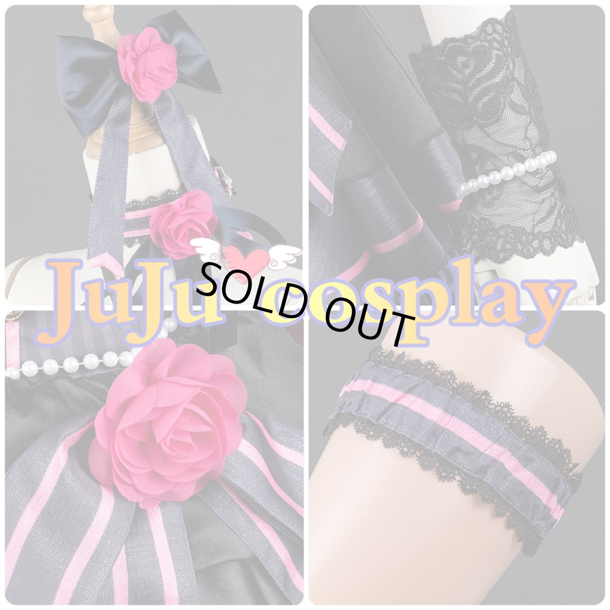 画像7: 送料無料　在庫品（翌日発送）　ラブライブ！虹ヶ咲学園スクールアイドル同好会　天使と悪魔からの招待状　上原歩夢　コスプレ衣装 (7)