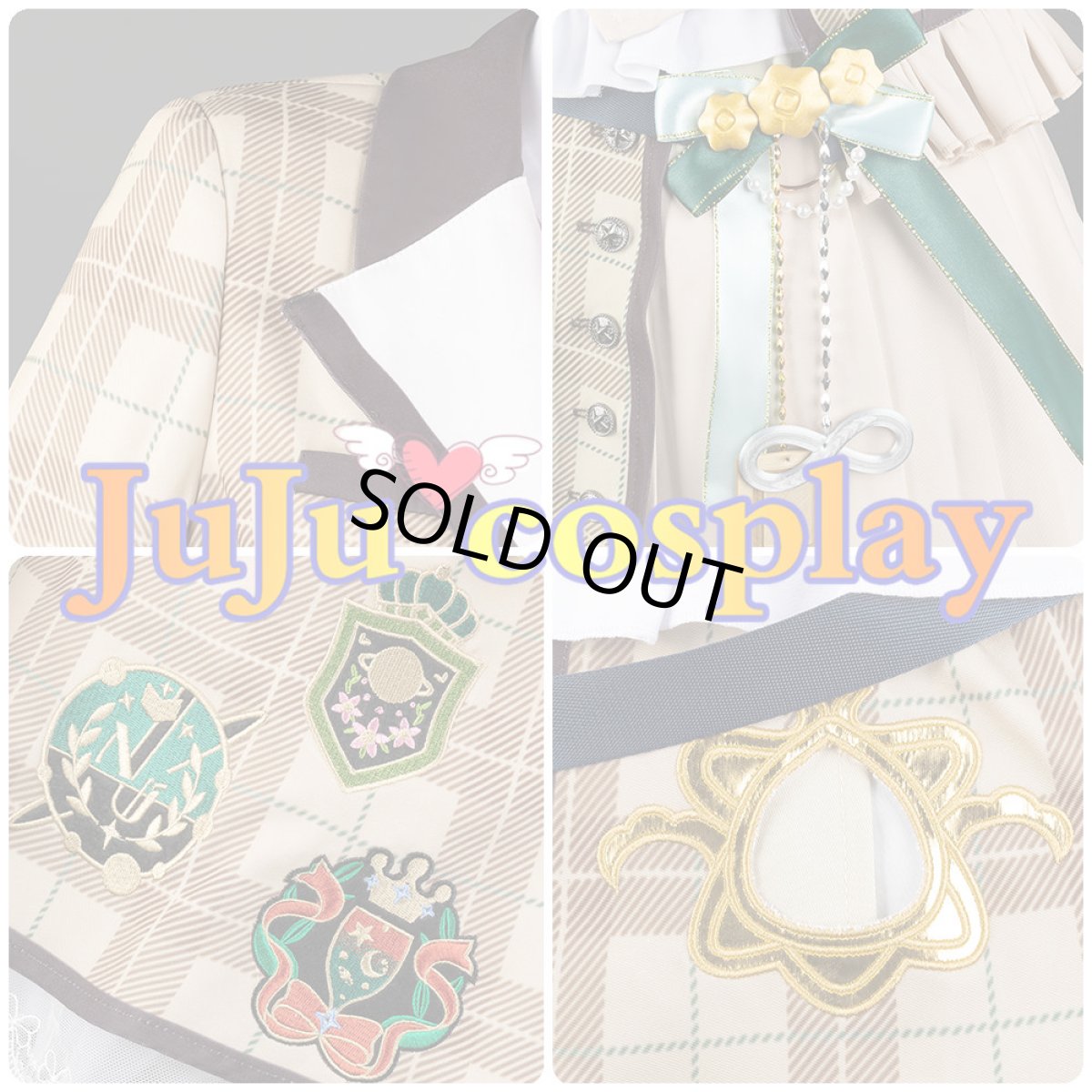 画像6: 送料無料　在庫品（翌日発送）　ウマ娘プリティーダービー　ネオユニヴァース　Like-“ZEER”　コスプレ衣装 (6)