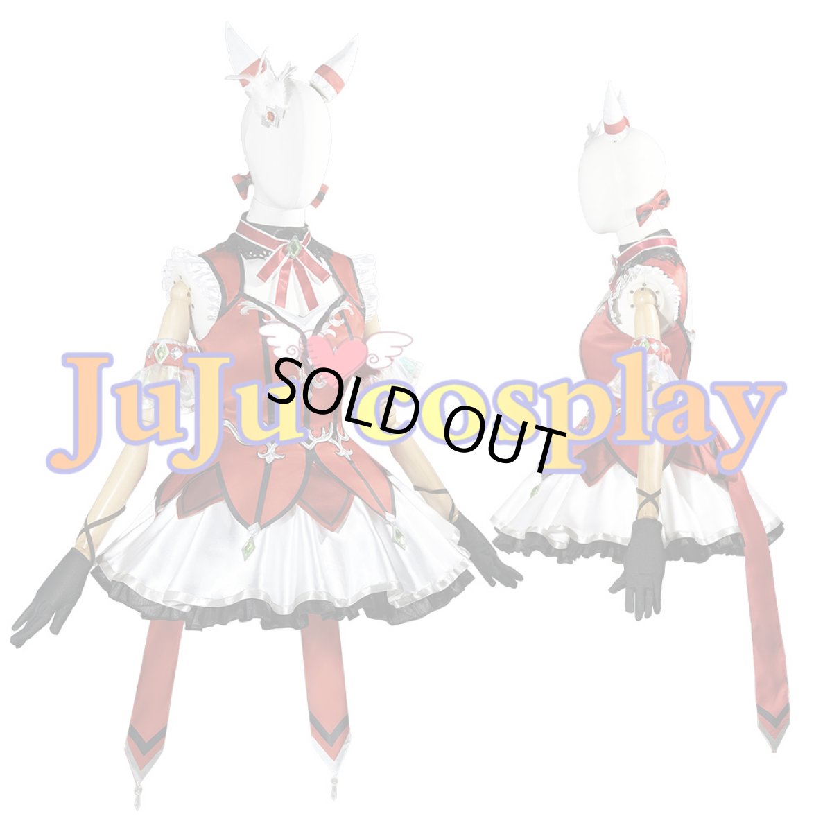 画像9: 送料無料　在庫品（翌日発送）　ウマ娘プリティーダービー　ウインバリアシオン　勝負服　コスプレ衣装 (9)