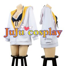 画像2: 学園アイドルマスター　葛城リーリヤ　キミとセミブルー　水着　コスプレ衣装 (2)
