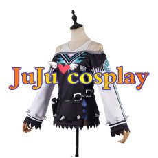 画像2: 送料無料　バーチャルYouTuber　VTuber　輪堂千速　初期2D　コスプレ衣装　コスチューム (2)