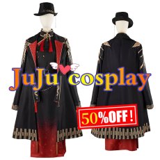 画像1: 50％off　在庫品（翌日発送）　（女性用Lサイズ）　バーチャルYouTuber　Vtuber　星街すいせい　新衣装　東洋風スーツ衣装　黒ver.　コスプレ衣装 (1)