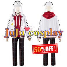 画像1: 50％off　在庫品（翌日発送）　（男性用Ｓ、XLサイズ）　プロジェクトセカイ カラフルステージ！　feat.ポチャッコ　青柳冬弥　お散歩カーディガンスタイル　コスプレ衣装 (1)