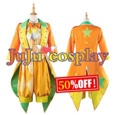 画像1: 50％off　在庫品（翌日発送）　（男性用Ｓ、XLサイズ）　プロジェクトセカイ カラフルステージ！　ワンダーランドのセカイ　新団員登場！　リトルスター　鏡音レン　コスプレ衣装 (1)