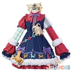 画像8: 鳳えむ　コスプレ衣装　プロジェクトセカイ カラフルステージ！ feat. 初音ミク　あたしがにゃにゃんな妖怪です！　コスプレ衣装通販 (8)