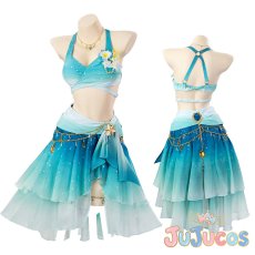 画像1: サイレンススズカ　コスプレ衣装　ウマ娘プリティーダービー　ウマ娘　波間のエメラルド　コスプレ衣装通販　 (1)