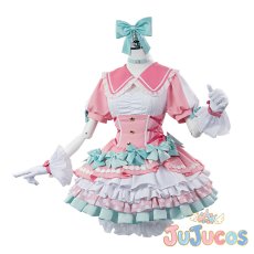 画像1: 丸山彩　コスプレ衣装　BanG Dream!（バンドリ！）　Pastel＊Palettes　ふわふわハート　コスプレ衣装通販 (1)