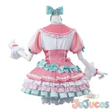 画像2: 丸山彩　コスプレ衣装　BanG Dream!（バンドリ！）　Pastel＊Palettes　ふわふわハート　コスプレ衣装通販 (2)