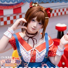 画像2: 戸山香澄　コスプレ衣装　BanG Dream!（バンドリ！）　Poppin'Party　さあ、扉を開いて！　コスプレ衣装通販 (2)