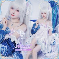 画像1: 白洲アズサ　コスプレ衣装　ブルーアーカイブ　ブルアカ　KACOKACO水族館コラボ　コスプレ衣装通販 (1)