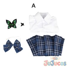 画像6: VTuber　潤羽るしあ　制服　コスプレ衣装　バーチャルYouTuber　コスチューム　JUJUcosplay (6)