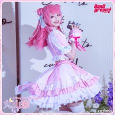 画像4: 送料無料★　BanG Dream!　Pastel＊Palettes　 [一緒に描く物語]　丸山彩　コスプレ衣装 (4)