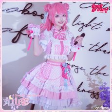 画像2: 送料無料★　BanG Dream!　Pastel＊Palettes　 [一緒に描く物語]　丸山彩　コスプレ衣装 (2)