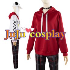 画像3: 50％off　在庫品（翌日発送）　（男性用Ｓ、XLサイズ）　プロジェクトセカイ カラフルステージ！　feat.ポチャッコ　青柳冬弥　お散歩カーディガンスタイル　コスプレ衣装 (3)