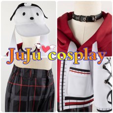 画像4: 50％off　在庫品（翌日発送）　（男性用Ｓ、XLサイズ）　プロジェクトセカイ カラフルステージ！　feat.ポチャッコ　青柳冬弥　お散歩カーディガンスタイル　コスプレ衣装 (4)