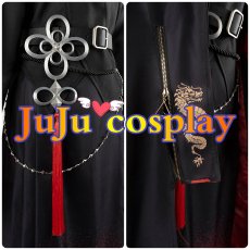 画像5: 50％off　在庫品（翌日発送）　（女性用Lサイズ）　バーチャルYouTuber　Vtuber　星街すいせい　新衣装　東洋風スーツ衣装　黒ver.　コスプレ衣装 (5)