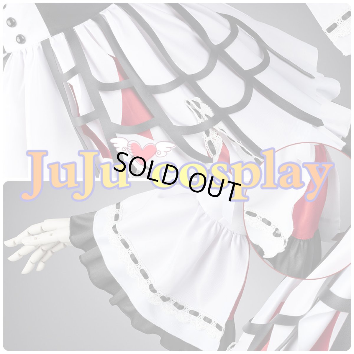 画像10: 送料無料　在庫品（翌日発送）　プロジェクトセカイ カラフルステージ！ feat. 初音ミク　暁山瑞希　苦痛の綻花　失われてしまったもの　コスプレ衣装 (10)