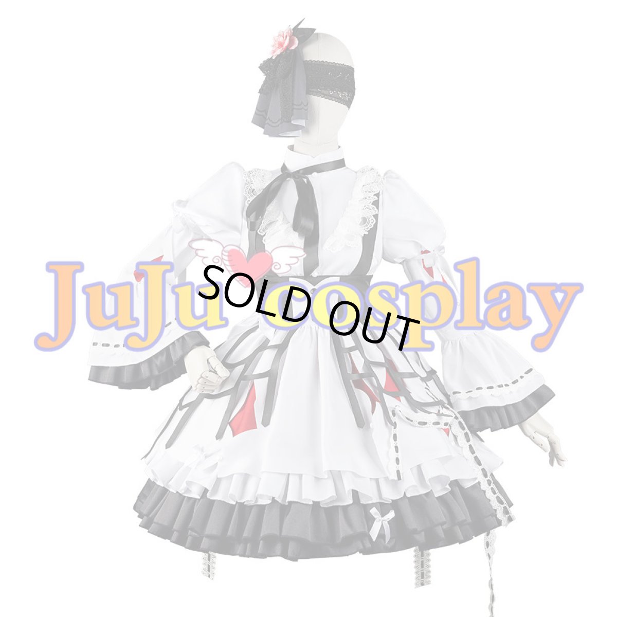 画像2: 送料無料　在庫品（翌日発送）　プロジェクトセカイ カラフルステージ！ feat. 初音ミク　暁山瑞希　苦痛の綻花　失われてしまったもの　コスプレ衣装 (2)