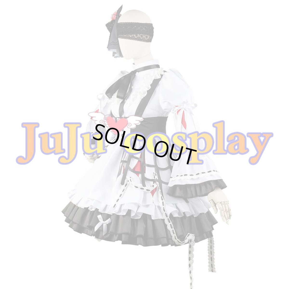 画像3: 送料無料　在庫品（翌日発送）　プロジェクトセカイ カラフルステージ！ feat. 初音ミク　暁山瑞希　苦痛の綻花　失われてしまったもの　コスプレ衣装 (3)