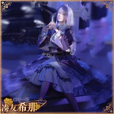 画像1: 送料無料★一部在庫あり　BanG Dream! 　Roselia 6th anniversary　湊友希那　コスプレ衣装 (1)