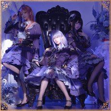 画像4: 送料無料★一部在庫あり　BanG Dream! 　Roselia 6th anniversary　白金燐子　コスプレ衣装 (4)