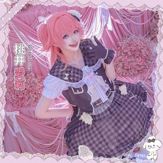 画像1: 送料無料★一部在庫あり　プロジェクトセカイ カラフルステージ！ feat. 初音ミク　プロセカ4周年　MORE MORE JUMP！　桃井愛莉　コスプレ衣装 (1)