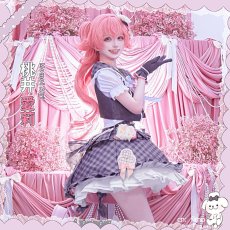 画像4: 送料無料★一部在庫あり　プロジェクトセカイ カラフルステージ！ feat. 初音ミク　プロセカ4周年　MORE MORE JUMP！　桃井愛莉　コスプレ衣装 (4)