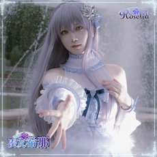 画像1: 送料無料★　BanG Dream! 15th Single「礎の花冠」湊 友希那　コスプレ衣装 (1)
