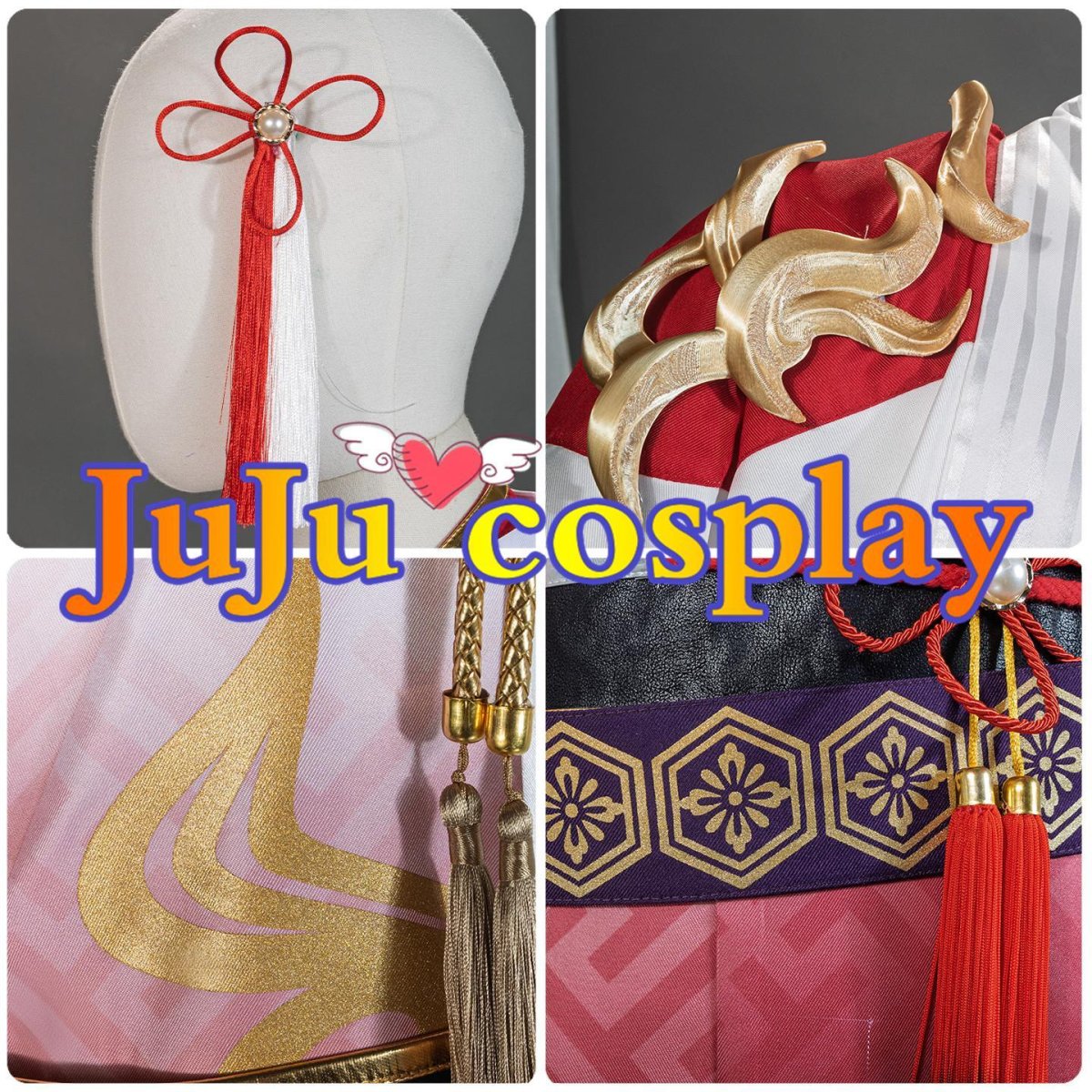 画像16: 送料無料　在庫品（翌日発送） 　バーチャル YouTuber 　Vtuber 　甲斐田晴　鬼化　新衣装 　コスプレ衣装 (16)