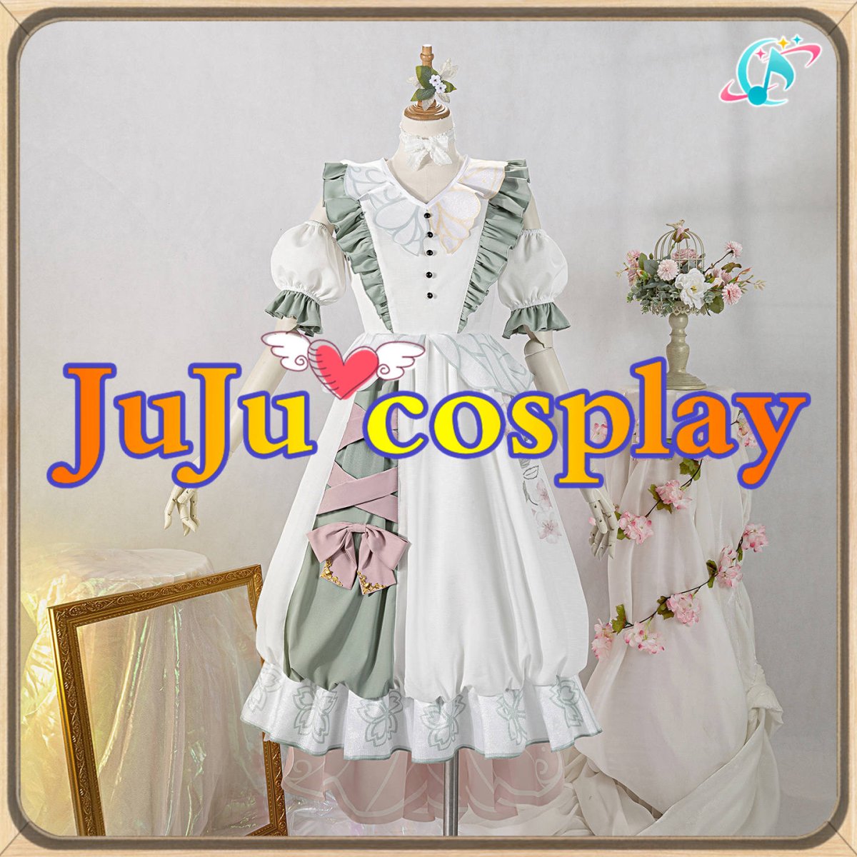 画像8: 送料無料　在庫品（翌日発送）　プロジェクトセカイ カラフルステージ！ feat. 初音ミク　クロワール・ベスティ [こぼれた想い] 　暁山瑞希 　コスプレ衣装 (8)