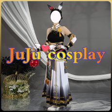 画像2: 送料無料★　ウマ娘プリティーダービー　雅号・墨龍　カツラギエース　コスプレ衣装 (2)
