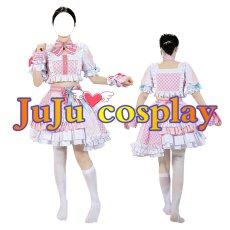画像11: 送料無料★　BanG Dream!　Pastel＊Palettes　 [一緒に描く物語]　丸山彩　コスプレ衣装 (11)