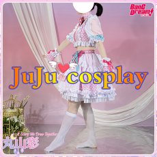 画像9: 送料無料★　BanG Dream!　Pastel＊Palettes　 [一緒に描く物語]　丸山彩　コスプレ衣装 (9)