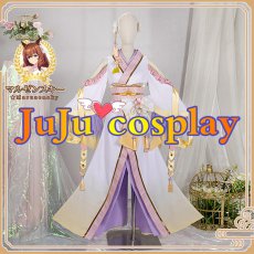 画像1: 送料無料★　ウマ娘プリティーダービー　ふりさけみれば天花のわらう　マルゼンスキー　コスプレ衣装 (1)