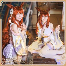 画像6: 送料無料★一部在庫あり　ウマ娘プリティーダービー　ふりさけみれば天花のわらう　マルゼンスキー　コスプレ衣装 (6)
