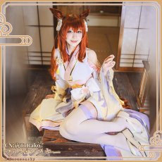 画像4: 送料無料★一部在庫あり　ウマ娘プリティーダービー　ふりさけみれば天花のわらう　マルゼンスキー　コスプレ衣装 (4)