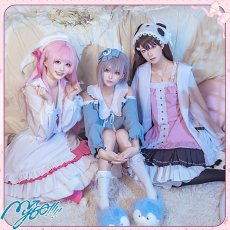 画像1: 送料無料★　BanG Dream! It's MyGO!!!!!　パジャマ　高松燈　コスプレ衣装 (1)